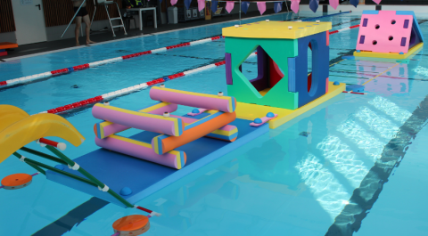 élements ludiques pour le parcours aquatique pédagogique